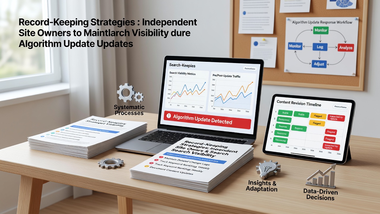Record-Keeping Strategies That Help Independent Site Owners Maintain Search Visibility During Algorithm Updates